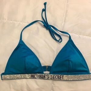 Victoria’s Secret diamond teal bathing suit top